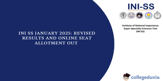 INI-SS January 2025 Session: Revised Results and Online Seat Allotment Released, Download PDF